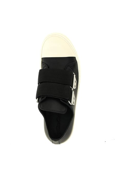 sneakers strap low sneaks uomo nere RICK OWENS | RU01F2896 LCO911
